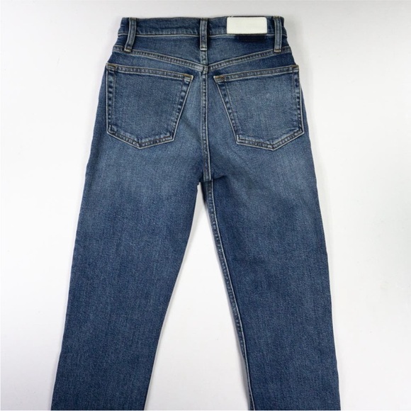 RE/DONE 90s High Rise Ankle Crop Jeans Mid 70s Wash - Picture 3 of 8
